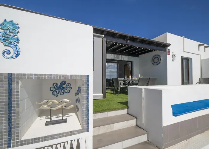 Villa Exquisite Lanzarote Nova Vista 4 Bedrooms Spectacular Sea Views&private Pool